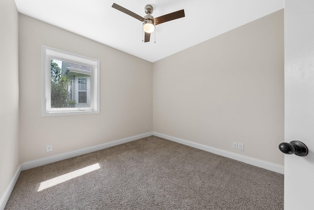 76 W High St, Clarksville, TN 37040 - carpeted spare room featuring ceiling fan and baseboards