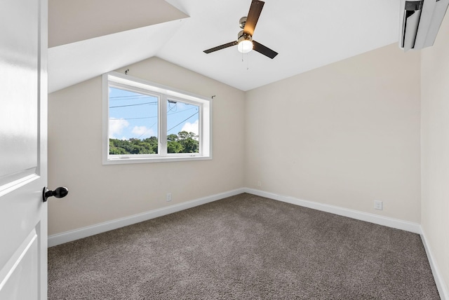 76 W High St, Clarksville, TN 37040 - bonus room featuring carpet, lofted ceiling, and a ceiling fan