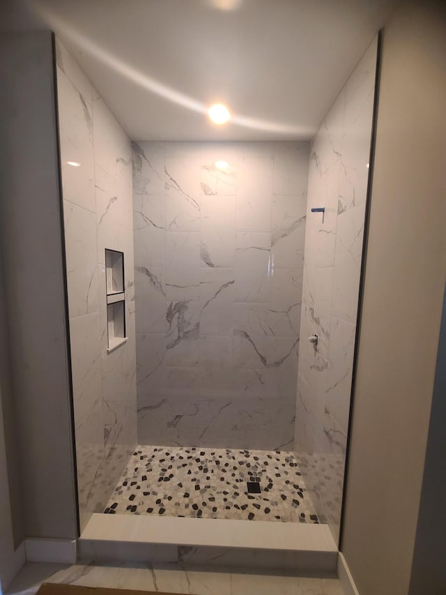 4211 Woods St, Old Hickory, TN 37138 - bathroom featuring a marble finish shower