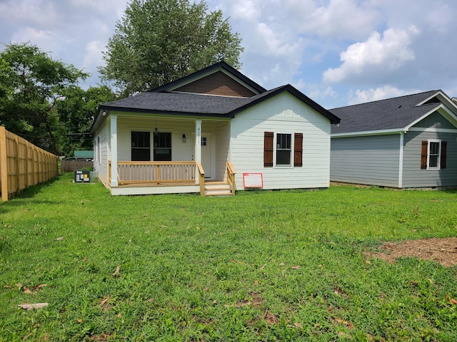 4211 Woods St, Old Hickory, TN 37138 - view of front of property with covered porch and a shingled roof