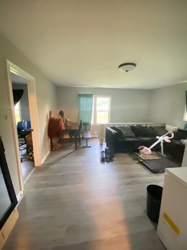 261 Caldwell Ln, Clarksville, TN 37040 - living area with wood finished floors