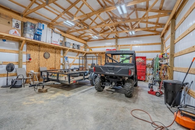 357 Providence Rd, Pulaski, TN 38478 - garage featuring a workshop area