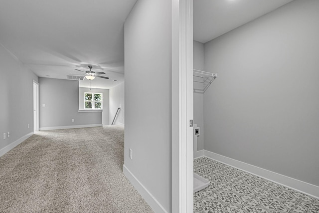 564 Twyla Dr, Lebanon, TN 37087 - interior space with a ceiling fan and baseboards