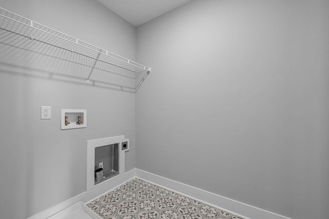 564 Twyla Dr, Lebanon, TN 37087 - washroom with hookup for an electric dryer, hookup for a washing machine, and light tile patterned floors