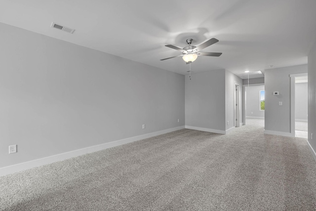 564 Twyla Dr, Lebanon, TN 37087 - unfurnished room featuring attic access, a ceiling fan, and light carpet