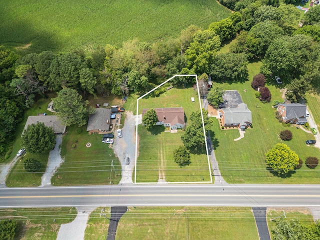 1509 5th Ave W, Springfield, TN 37172 - aerial view of property and surrounding area featuring property parcel outlined