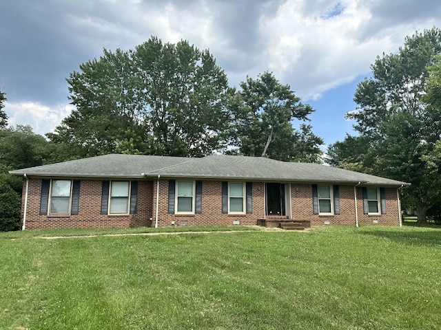 851 Rucker Ln, Murfreesboro, TN 37128 - single story home with a front yard and brick siding
