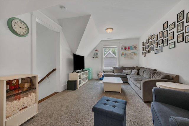 7106 Pepper Tree Cir, Fairview, TN 37062 - living room featuring carpet and baseboards