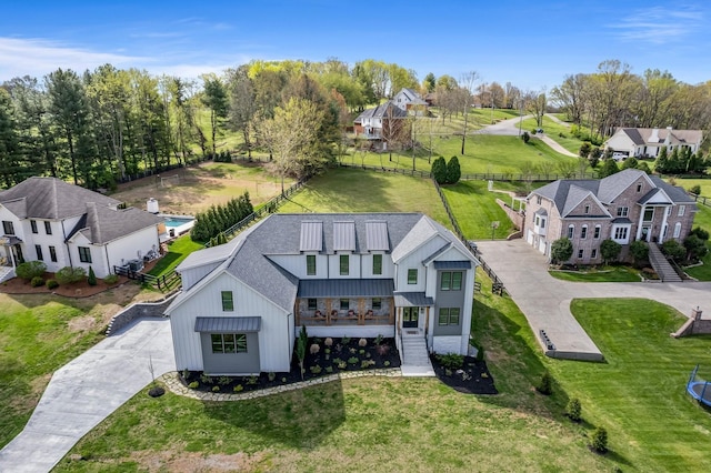 9409 Clovercroft Rd, Franklin, TN 37067 - view from above of property