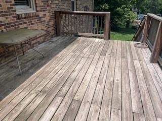 1246 Imperial Dr, Columbia, TN 38401 - view of wooden terrace