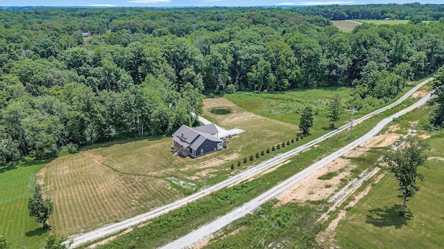 1268 S Tidwell Rd, Bon Aqua, TN 37025 - aerial view of property and surrounding area featuring a forest and rural landscape