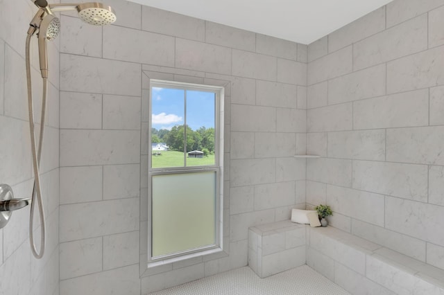 1268 S Tidwell Rd, Bon Aqua, TN 37025 - full bathroom with tiled shower