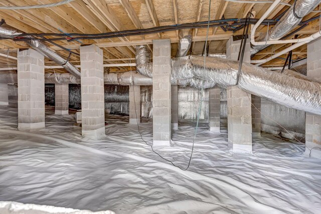 1268 S Tidwell Rd, Bon Aqua, TN 37025 - below grade area featuring crawl space
