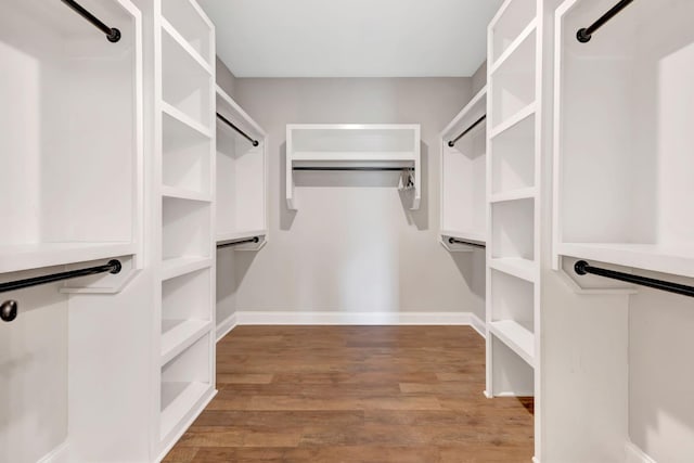 1268 S Tidwell Rd, Bon Aqua, TN 37025 - walk in closet featuring wood finished floors