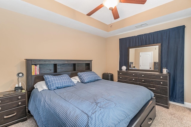 128 Thomas Traylor Ln, Clarksville, TN 37043 - bedroom featuring light carpet and ceiling fan