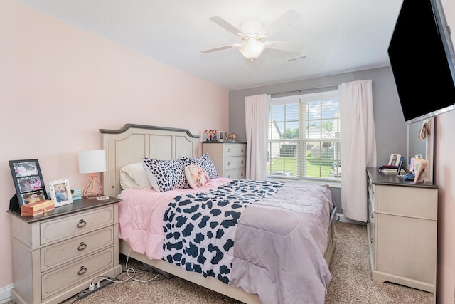 128 Thomas Traylor Ln, Clarksville, TN 37043 - bedroom with light colored carpet and ceiling fan