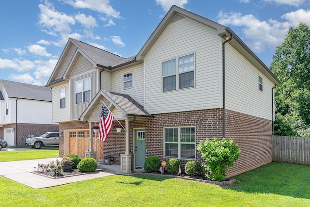 128 Thomas Traylor Ln, Clarksville, TN 37043 - view of front of property with brick siding, concrete driveway, and a garage