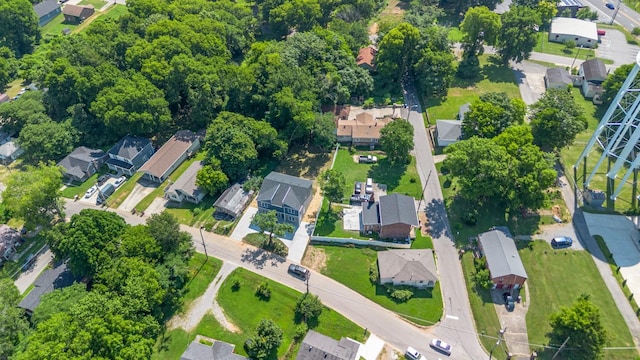 415 9th St, Clarksville, TN 37040 - aerial view of property's location with nearby suburban area
