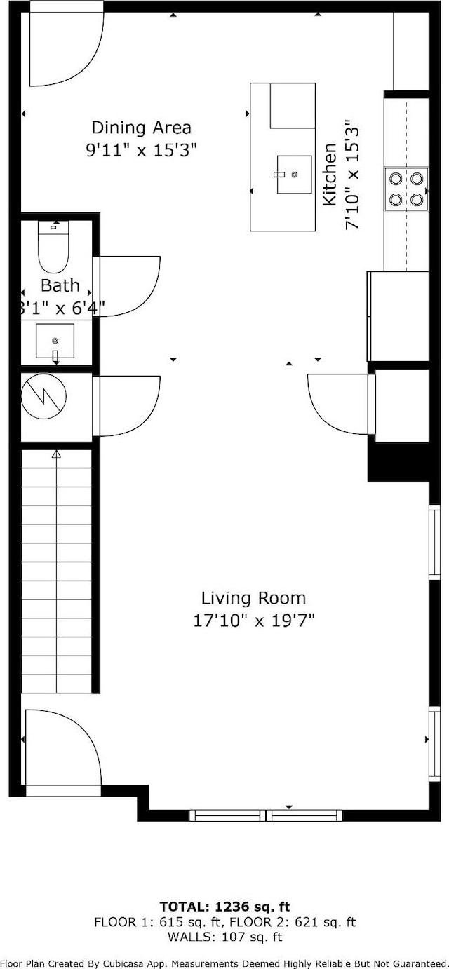 415 9th St, Clarksville, TN 37040 - view of home floor plan