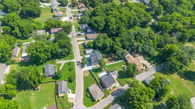 415 9th St, Clarksville, TN 37040 - aerial overview of property's location featuring nearby suburban area