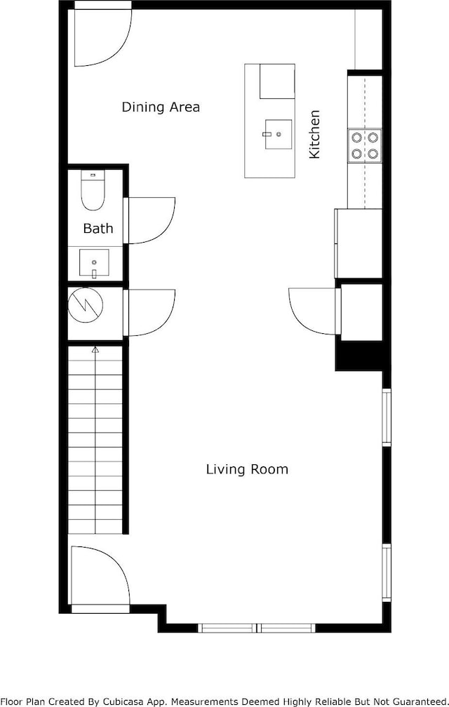 415 9th St, Clarksville, TN 37040 - view of room layout