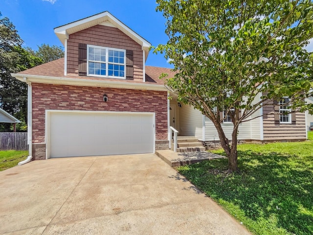 1333 Meredith Way, Clarksville, TN 37042 - traditional home featuring concrete driveway, an attached garage, and a shingled roof