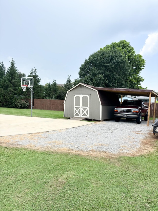 108 Easy St, Pulaski, TN 38478 - view of shed with a carport