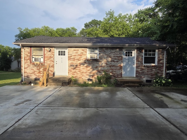 419 Kinsey Blvd, Madison, TN 37115 - view of front of house featuring crawl space, brick siding, and cooling unit