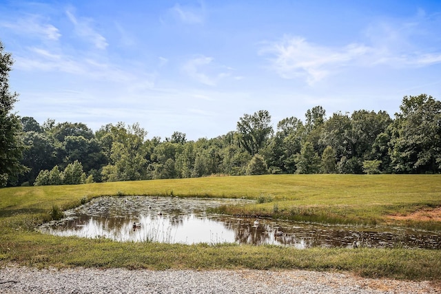 3510 Bybee Branch Rd, Mcminnville, TN 37110 - water view with a heavily wooded area