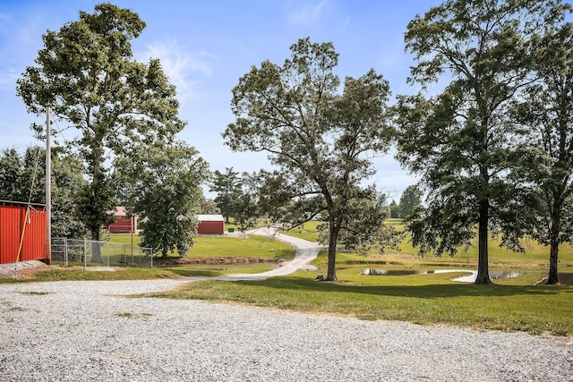3510 Bybee Branch Rd, Mcminnville, TN 37110 - view of dirt / gravel driveway featuring a water view