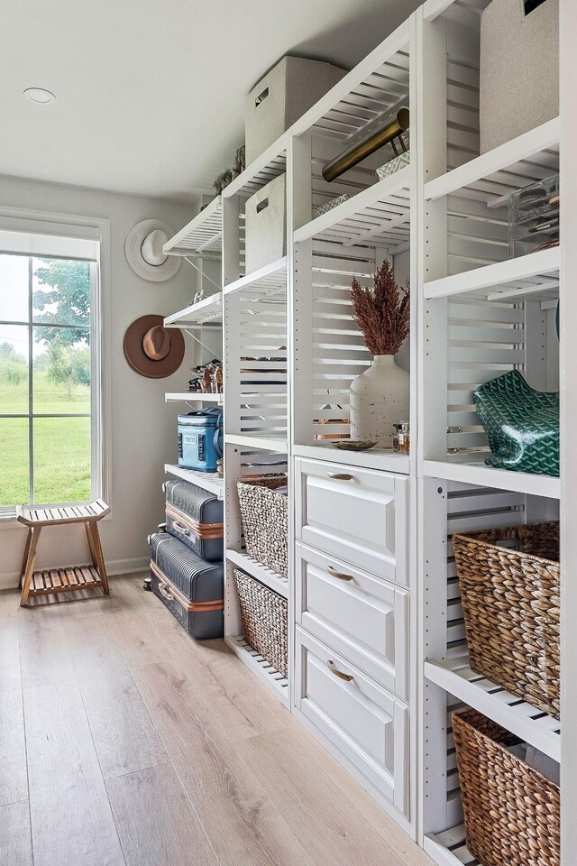3510 Bybee Branch Rd, Mcminnville, TN 37110 - walk in closet with wood finished floors