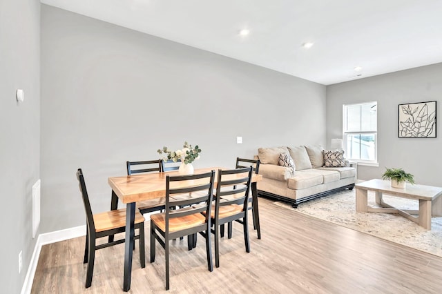 258 Dartmoor Pl, Goodlettsville, TN 37072 - dining area with light wood-style flooring and recessed lighting