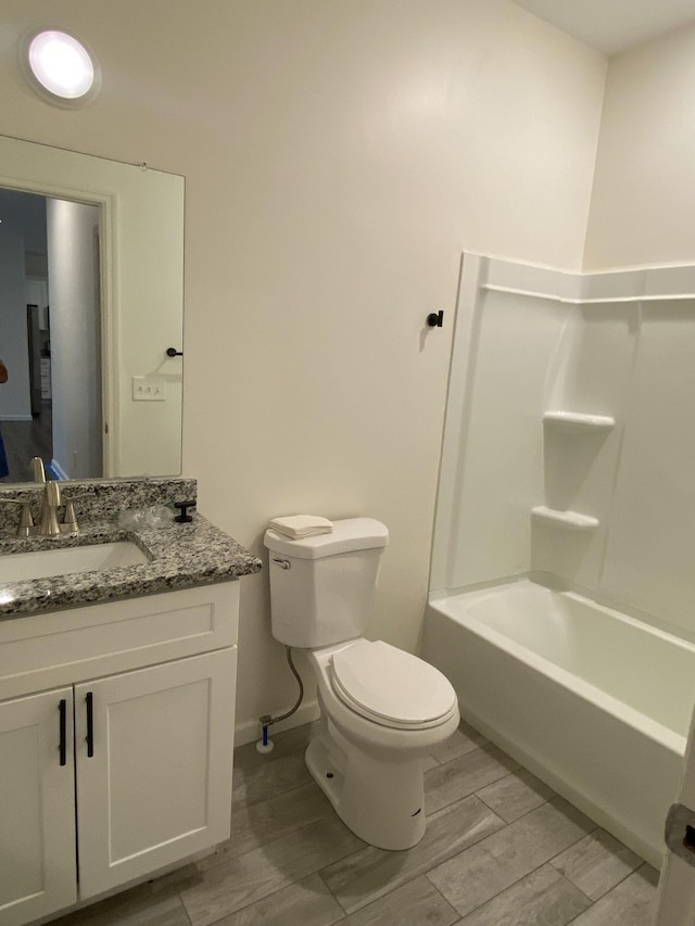 313 Hobbs Ave, Lebanon, TN 37087 - bathroom featuring vanity, wood finished floors, and shower / washtub combination
