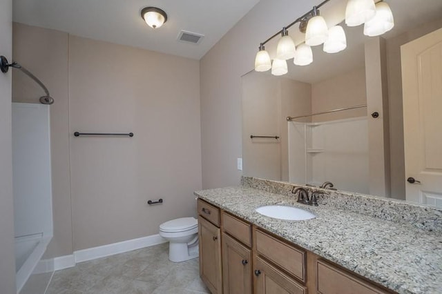 991 Westhaven Blvd Unit 32, Franklin, TN 37064 - full bathroom with vanity, shower / tub combination, and tile patterned floors