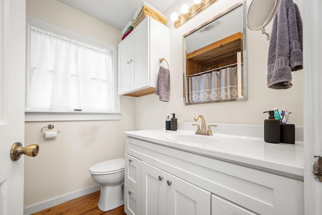 540 Powell Hollow Rd, Tullahoma, TN 37388 - bathroom with vanity and wood finished floors