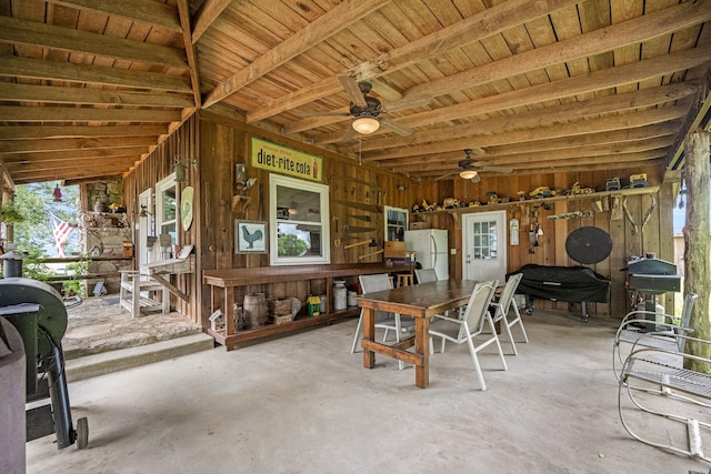 540 Powell Hollow Rd, Tullahoma, TN 37388 - view of patio / terrace with ceiling fan