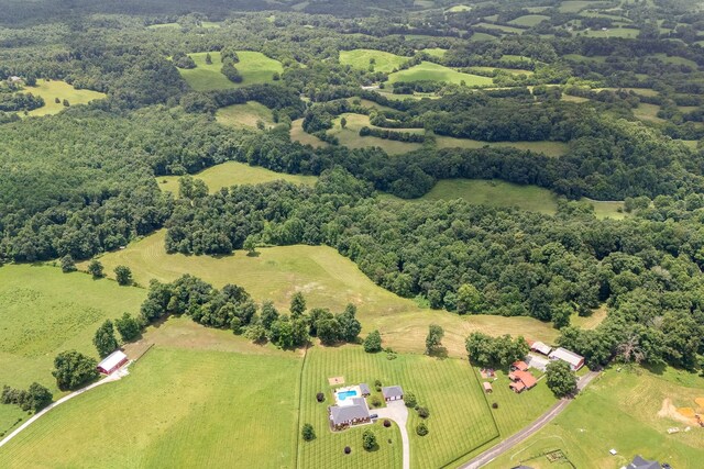 540 Powell Hollow Rd, Tullahoma, TN 37388 - overview of rural landscape