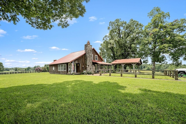 540 Powell Hollow Rd, Tullahoma, TN 37388 - view of yard with a gazebo