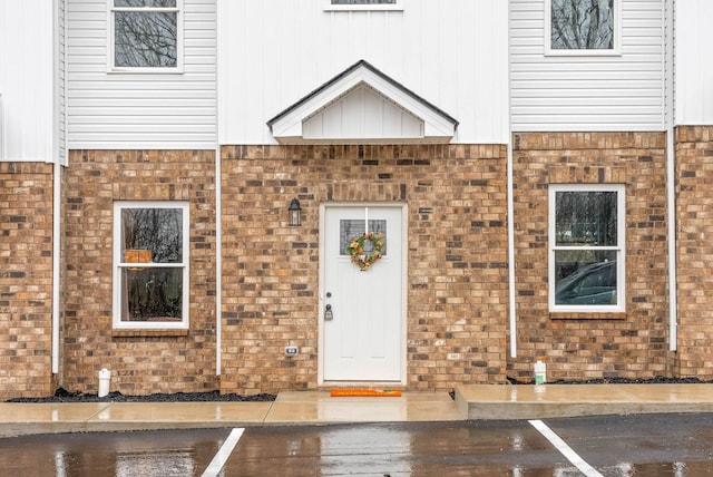 914 Power St Unit 12, Clarksville, TN 37042 - doorway to property with uncovered parking and brick siding