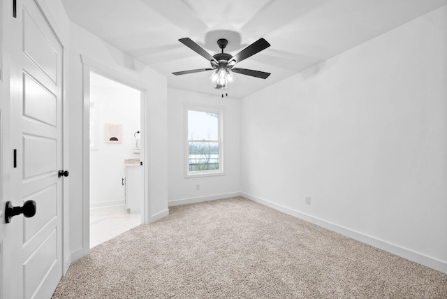 914 Power St Unit 12, Clarksville, TN 37042 - spare room featuring light colored carpet and a ceiling fan