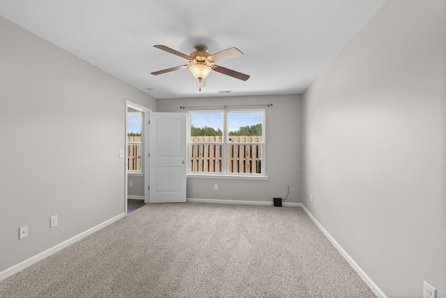 5538 Hamilton Cir, Antioch, TN 37013 - empty room featuring a ceiling fan and carpet flooring