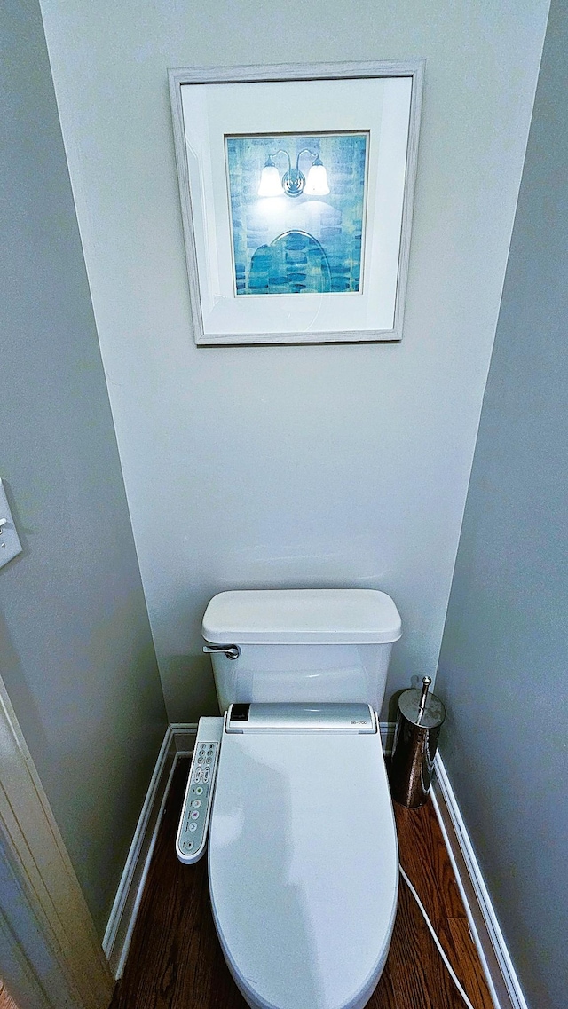 1413 Station Four Ln, Old Hickory, TN 37138 - bathroom with baseboards and wood finished floors
