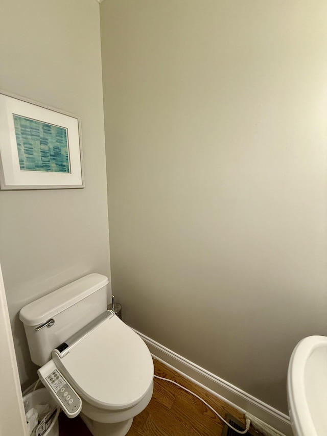 1413 Station Four Ln, Old Hickory, TN 37138 - bathroom featuring toilet and wood finished floors