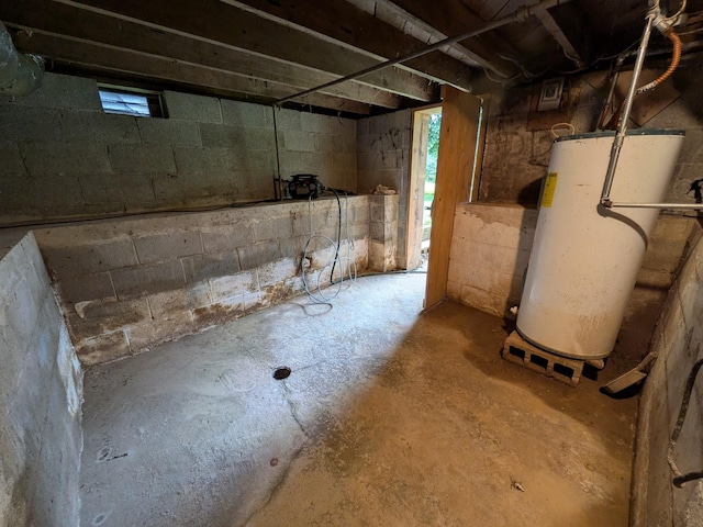 3007 Green Hill Dr, Centerville, TN 37033 - basement with water heater