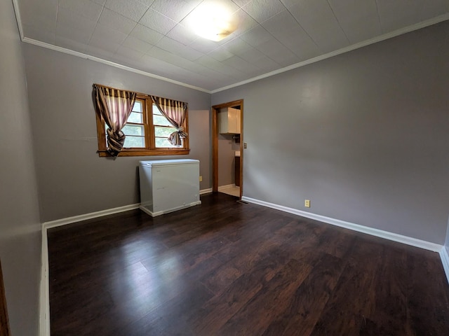 3007 Green Hill Dr, Centerville, TN 37033 - empty room featuring ornamental molding and dark wood-style floors