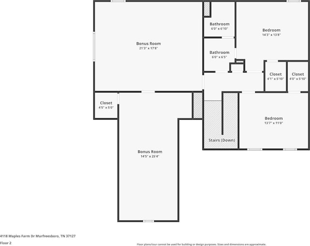 4118 Maples Farm Dr, Murfreesboro, TN 37127 - view of property floor plan