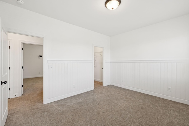 4118 Maples Farm Dr, Murfreesboro, TN 37127 - carpeted spare room with wainscoting and a smoke detector