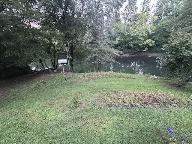 2933 Vanzant Bend Rd, Belvidere, TN 37306 - view of grassy yard with a water view