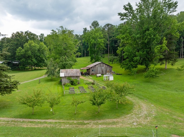 1261 S Cedar Ln, Chickamauga, GA 30707 - overview of rural landscape