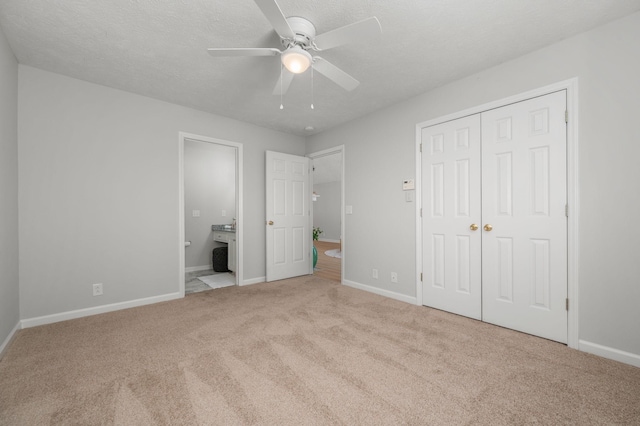785 E Northfield Blvd, Murfreesboro, TN 37130 - unfurnished bedroom featuring carpet floors, connected bathroom, a closet, and ceiling fan